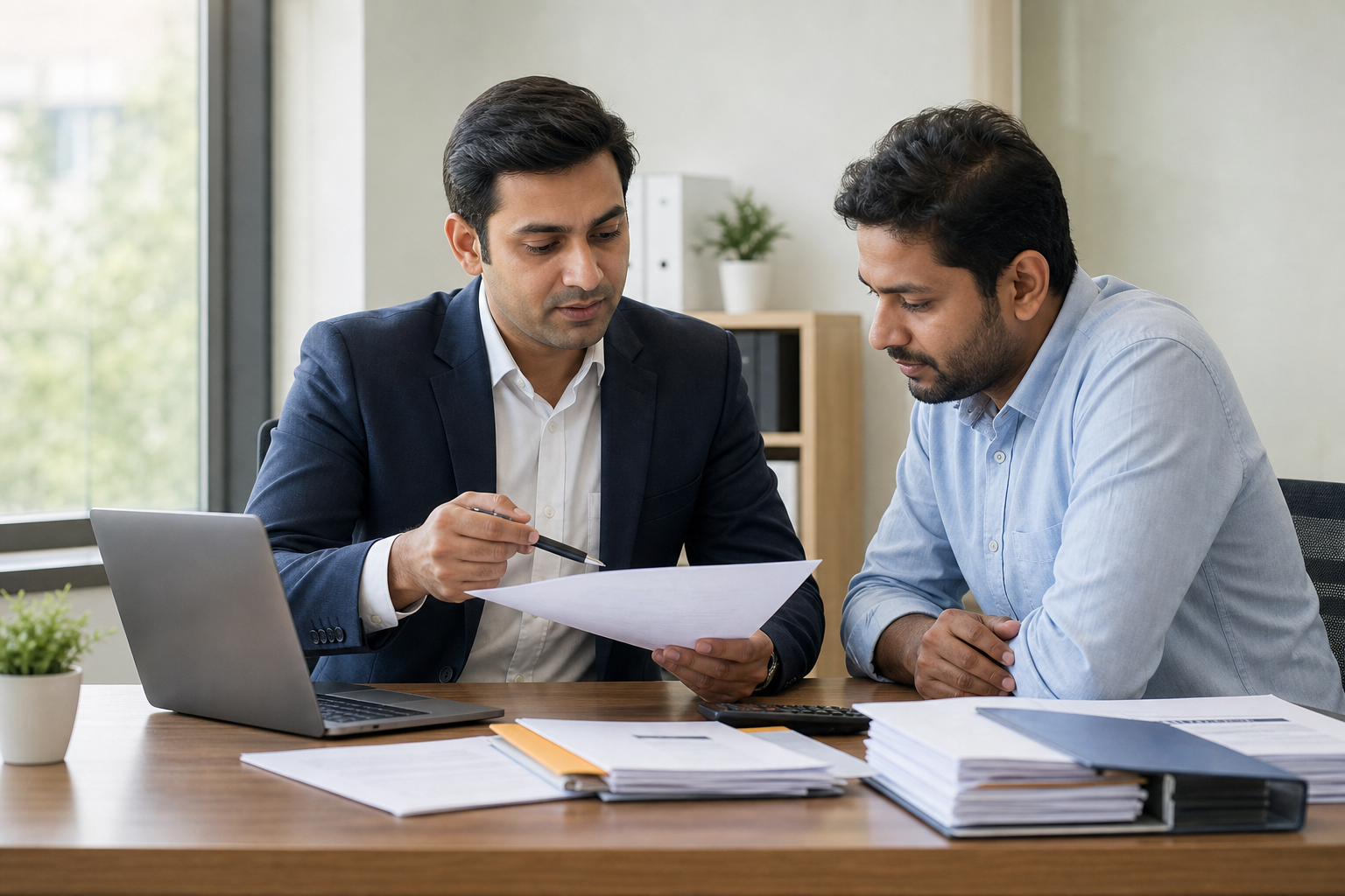Tax consultant processing TDS filings